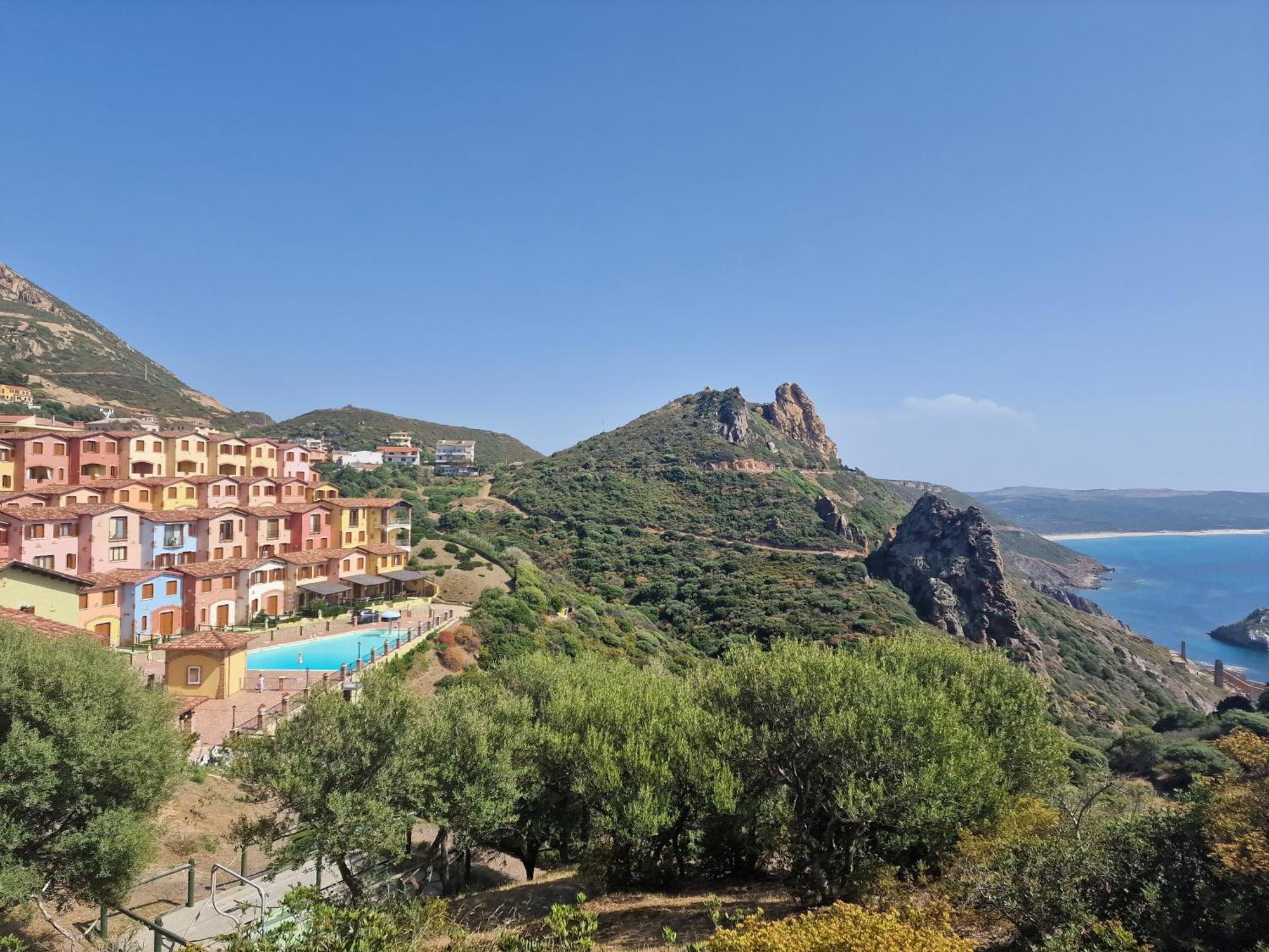 הוילה Nebida La Perla E Le Conchiglie Tanca Piras Vista Mare מראה חיצוני תמונה